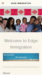 Mobile Screenshot of edgeimmigration.com